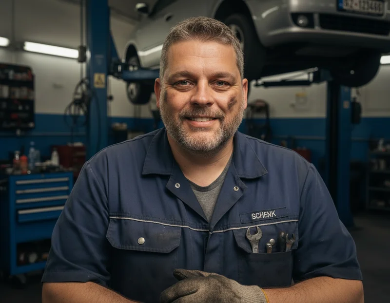 Stefan Schenk lächelt - Garage Schenk